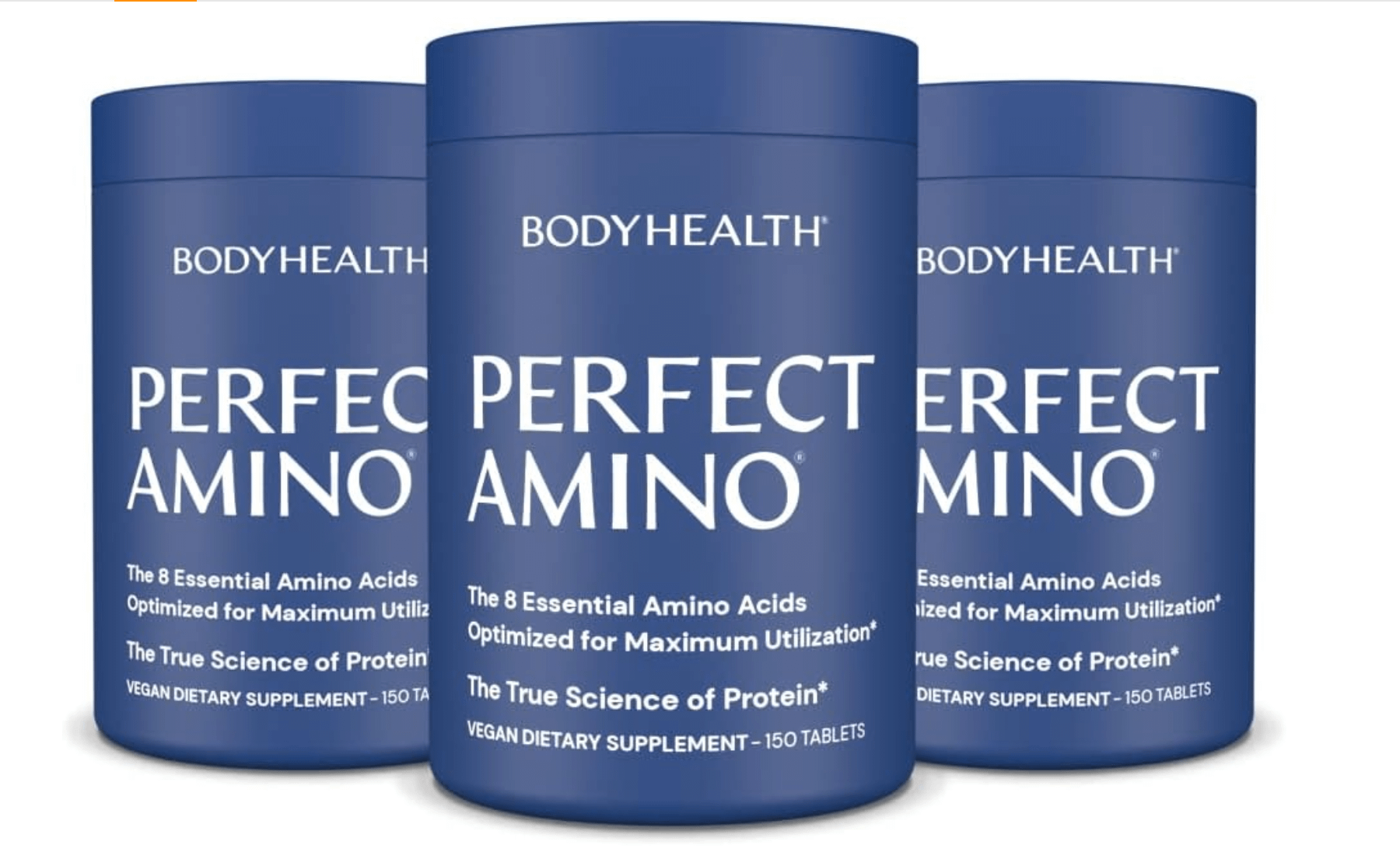 PerfectAmino Tablets, All 8 Essential Amino Acids with BCAAs + Lysine, Phenylalanine, Threonine, Methionine, and Tryptophan, Supplement for Muscle Mass Production, Recovery & Strength